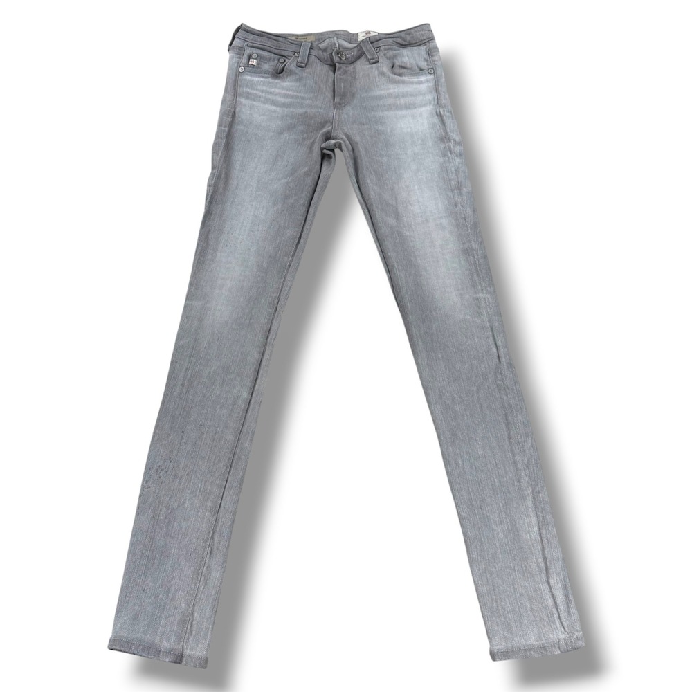 AG Adriano Goldschmied The Aubrey Skinny Straight Jeans Womens Size 26 Grey - Picture 2 of 11
